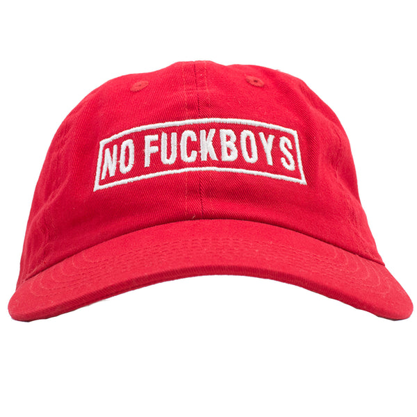 FCC NO FUCKBOYS HAT RED