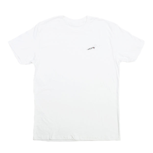 4/20 JOINT EMBROIDERED TEE WHITE